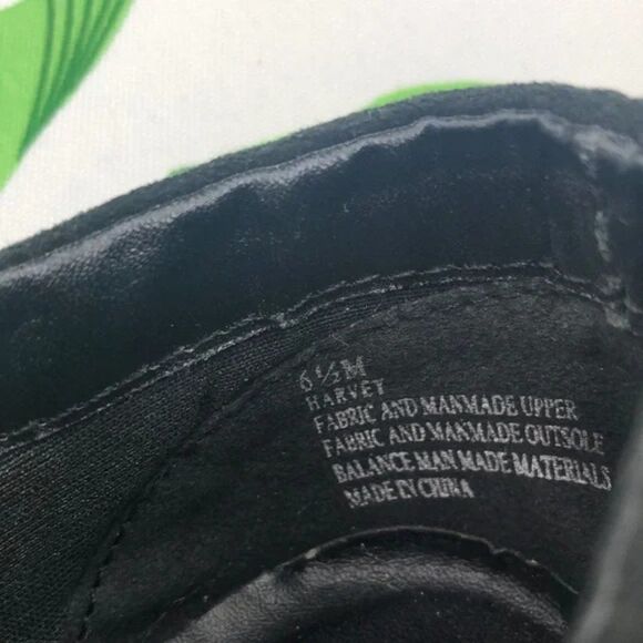 Rampage Harvey Glitter Black Ankle Heel Booties Boots NEW - Picture 13 of 16